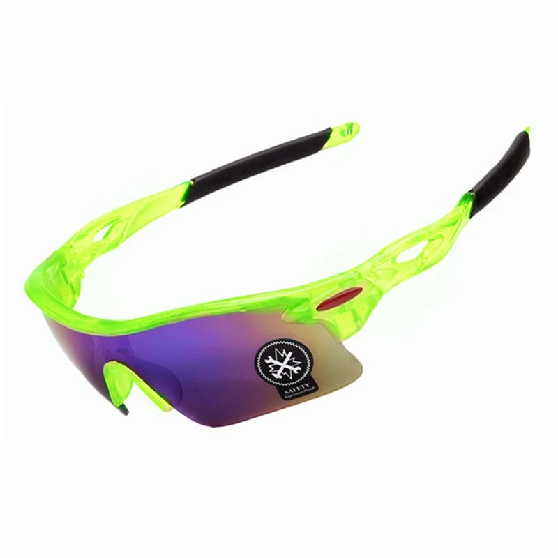 Рыбацкие очки высокой четкости Gafas UV400 Солнцезащитные очки для рыбалки на открытом воздухе альпинистские походные очки спортивные очки для бега верховой езды - Цвет: Green