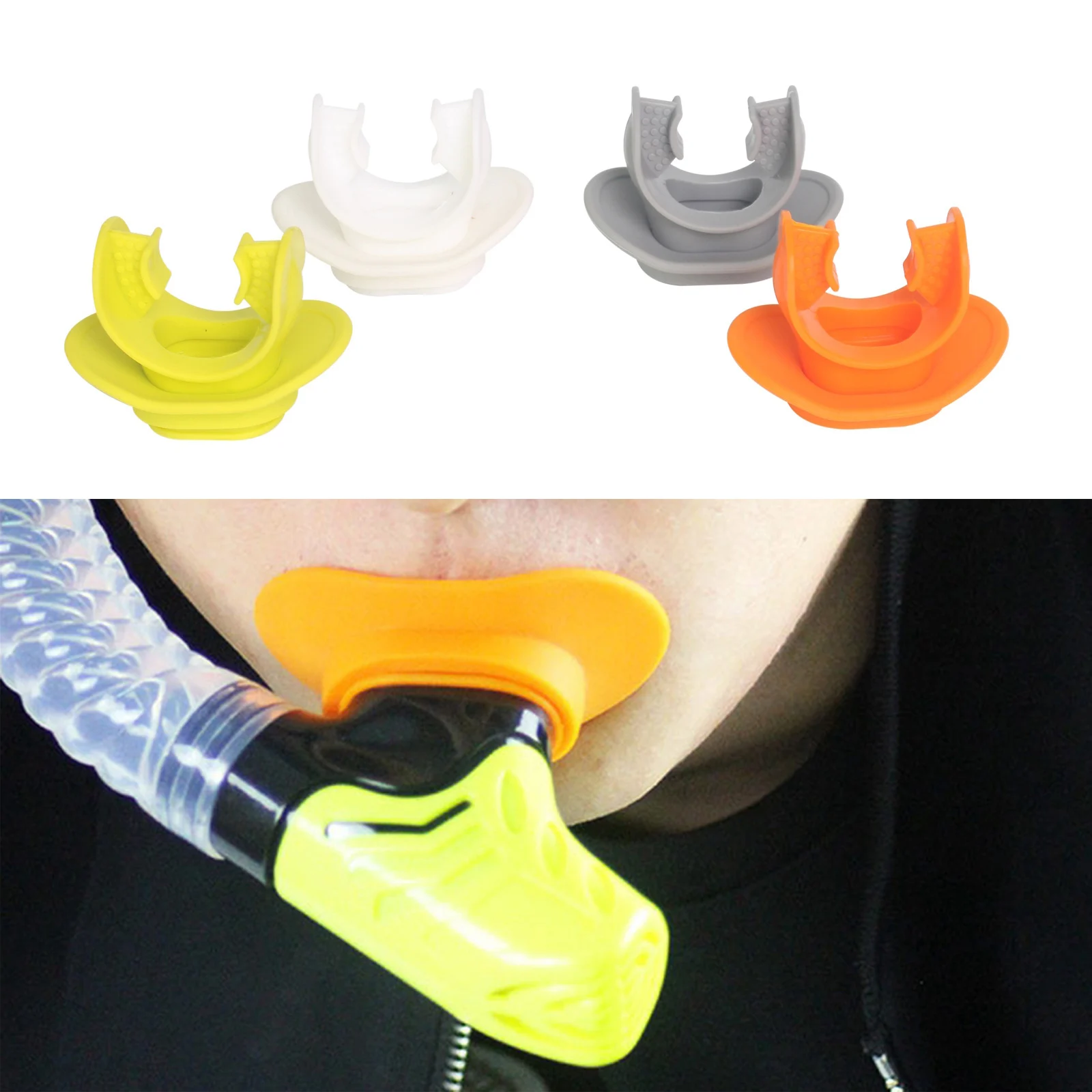 Underwater Silicone Diving Bite Mouthpiece for Scuba Regulators and