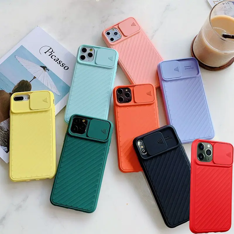 

Camera Protection Candy Phone Case For Iphone 11 Pro Max Anti Fall Soft Silicone Cover For Iphone 6 6s 7 8 Plus X Xr Xs Max
