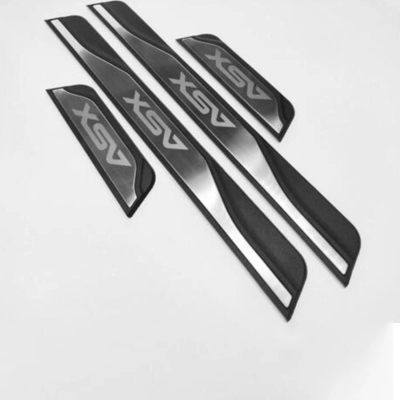 Защитная Накладка на порог для Mitsubishi ASx Auto Accessories 2010 2019|Буксиры и подвесные