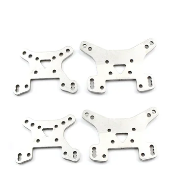 

144001 part 2Pcs Front 2Pcs Rear Shock Tower Board Set Replacement Accessories Parts Fit for 144001 1/14 4WD Electric RC Car