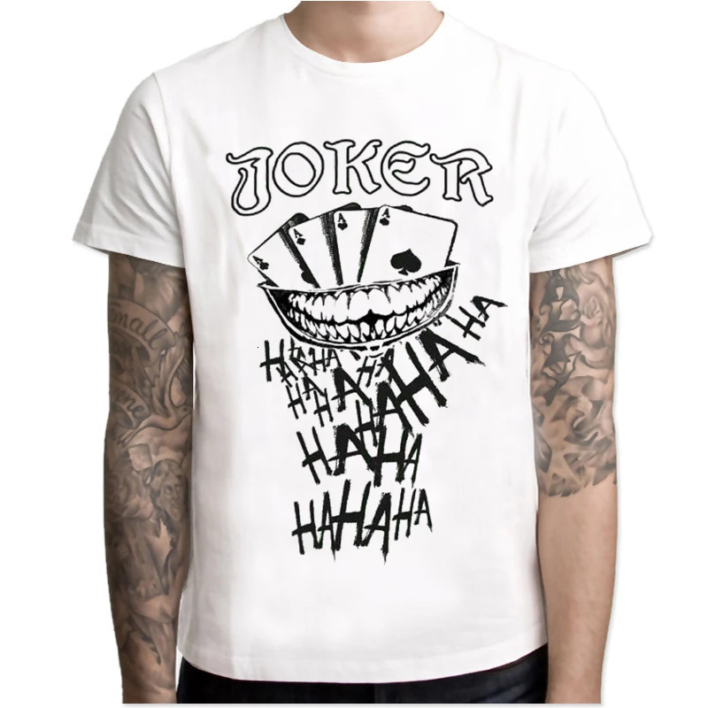 Joker Joaquin Phoenix T Shirt Short Sleeve Boy/girl/kids Top Short Tees Men T-shirt Halloween Horror Funny Oversize TShirt - Цвет: 312