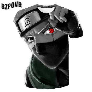 

summer anime naruto/ persont-shirt o collar T-shirt is best for boys and girls to wear cool harajuku clothing anime figure