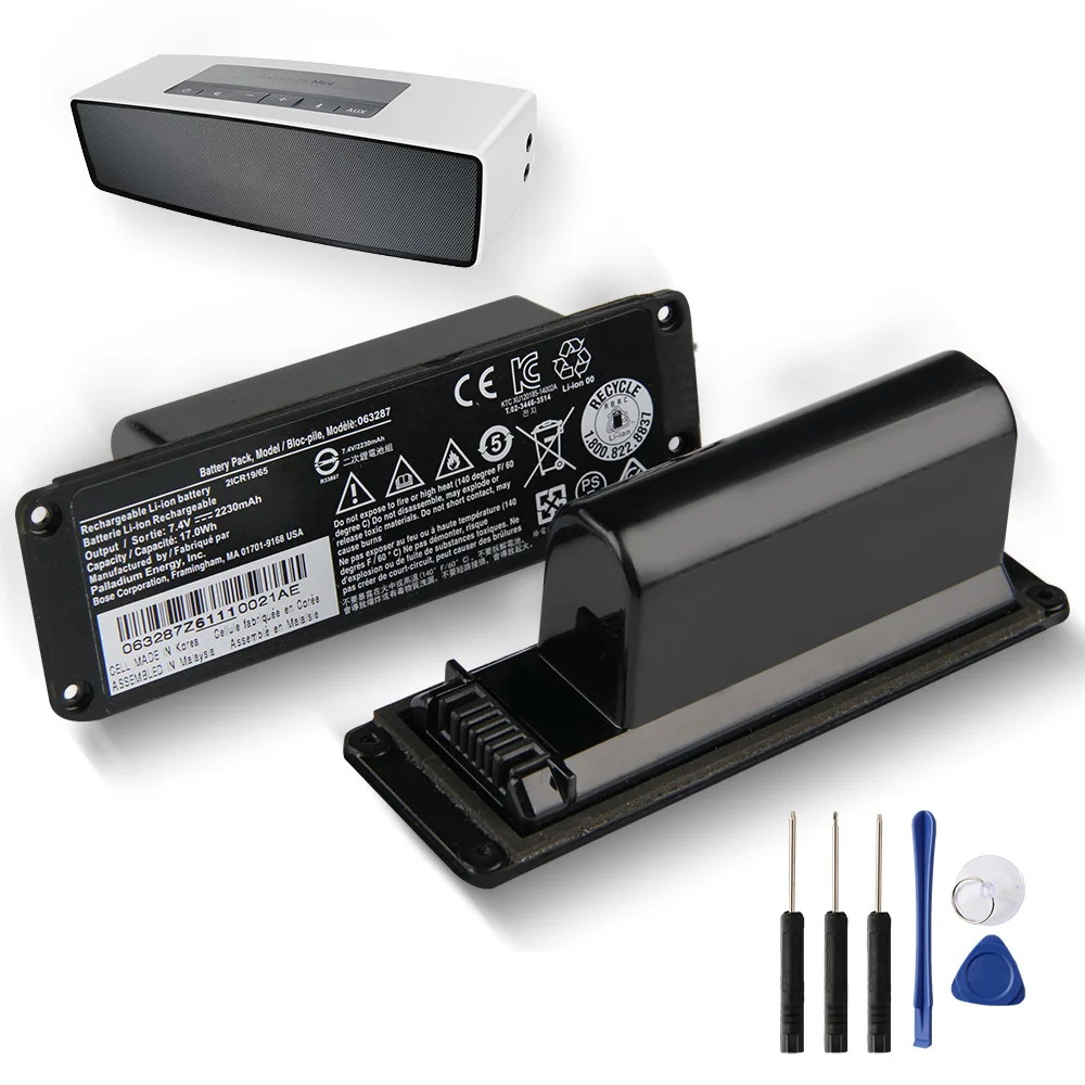 

Original Replacement Battery 061384 063404 063287 061386 061385 For BOSE SoundLink Mini I Bluetooth Genuine Battery 2330mAh