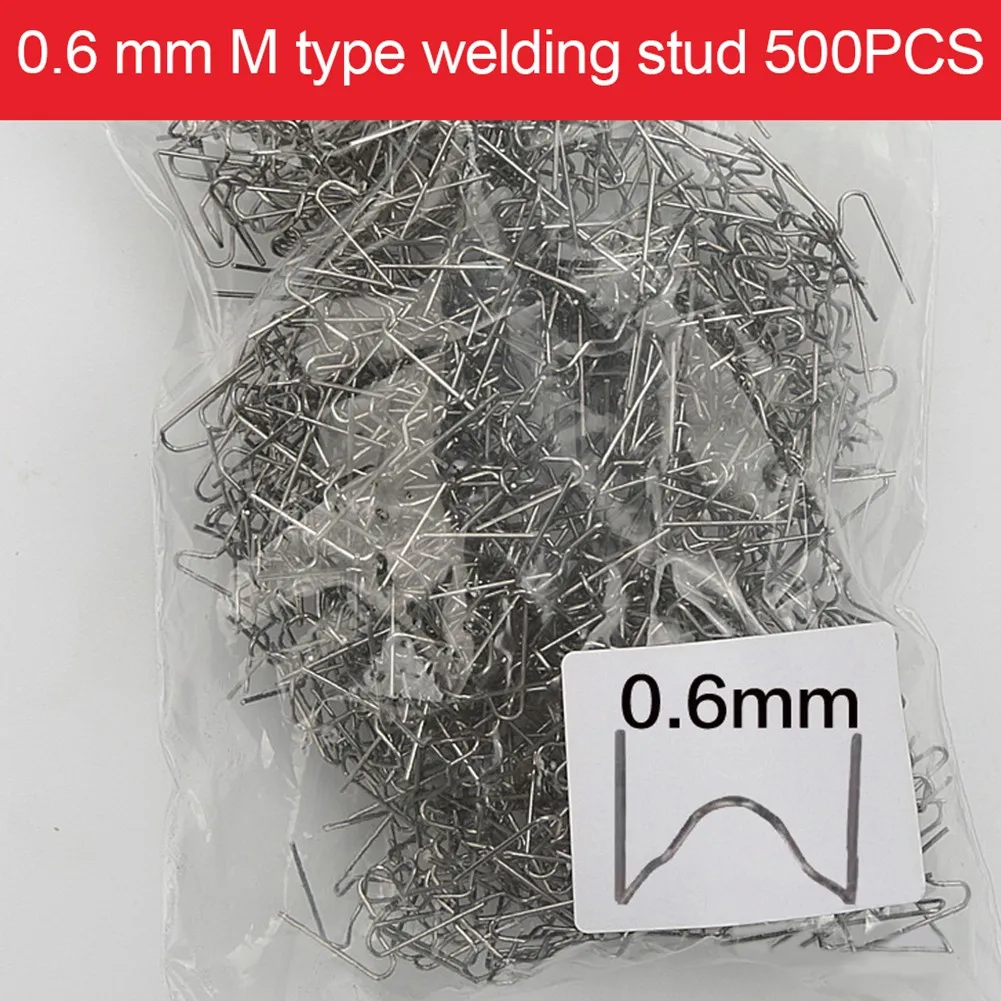 500PCS 0.6/0.8mm Hot Stapler Staples Wave Repair Staples Car Tools For Plastic Welder Cut Welding Machine Wave Staples Welder cheap stick welder