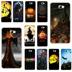 Тыква Happy Halloween чехол для телефона из мягкого ТПУ с рисунком Чехлы для huawei P7 P8 P9 P10 P20 P30 P Smart Lite 2017 2019 Plus Pro силиконовая оболочка