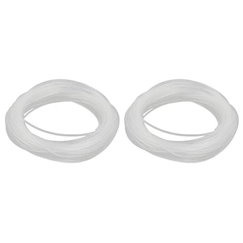 

2 Pcs Clear Transparent Heat Shrink Tube Sleeve, Car Wiring, Boat Electrics - Kays Diameter 5Mm 5M & Kays Diameter 6Mm 5M