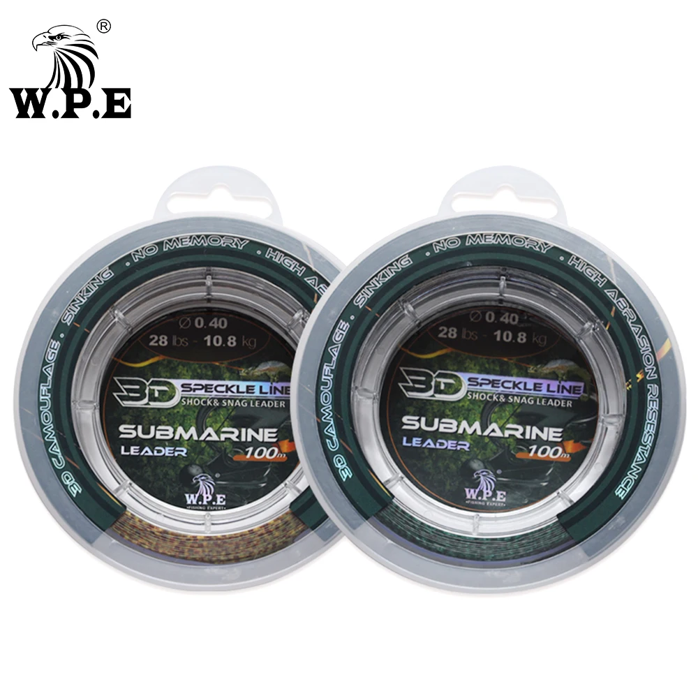 W. P.e новая нейлоновая рыболовная леска 100 м/150 м/300 м/500 м 10 52LB многоцветная 2 13 # 3D Speckle