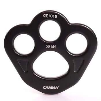 

1*Bear Paw Rigging 28kN Climbing Multi Rescue Plate Aerial Dance Anchor 4 Holes