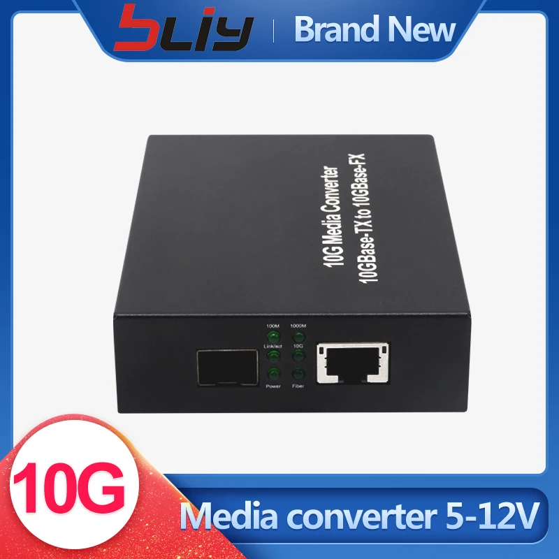 10G медиа-конвертер для программирования в производственных условиях к RJ45 10GBase-TX и