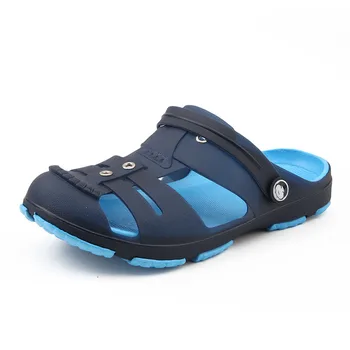 

WCBOD Men Summer Croc Shoes Beach Sandals for Men Crocks Slipper Graffiti Clogs Men Shoes Sandles EVA Crocse Sandalias Hombre