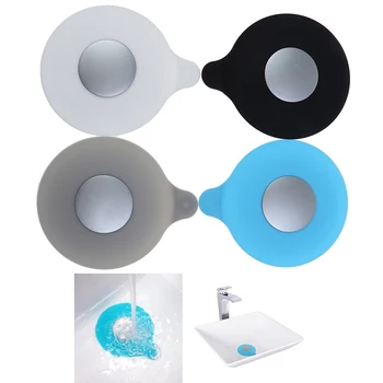 

Bathtub Drain Stopper Silicone Bath Tub Drain Plug For Bathroom Laundry Kitchen