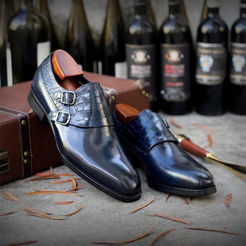 boss monk strap shoes