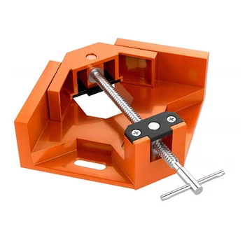 

Home Right Angle Clamp Corner Vise Holder Drilling T-type Handle Hand Tools 90 Degree DIY Portable Aluminum Alloy Welding