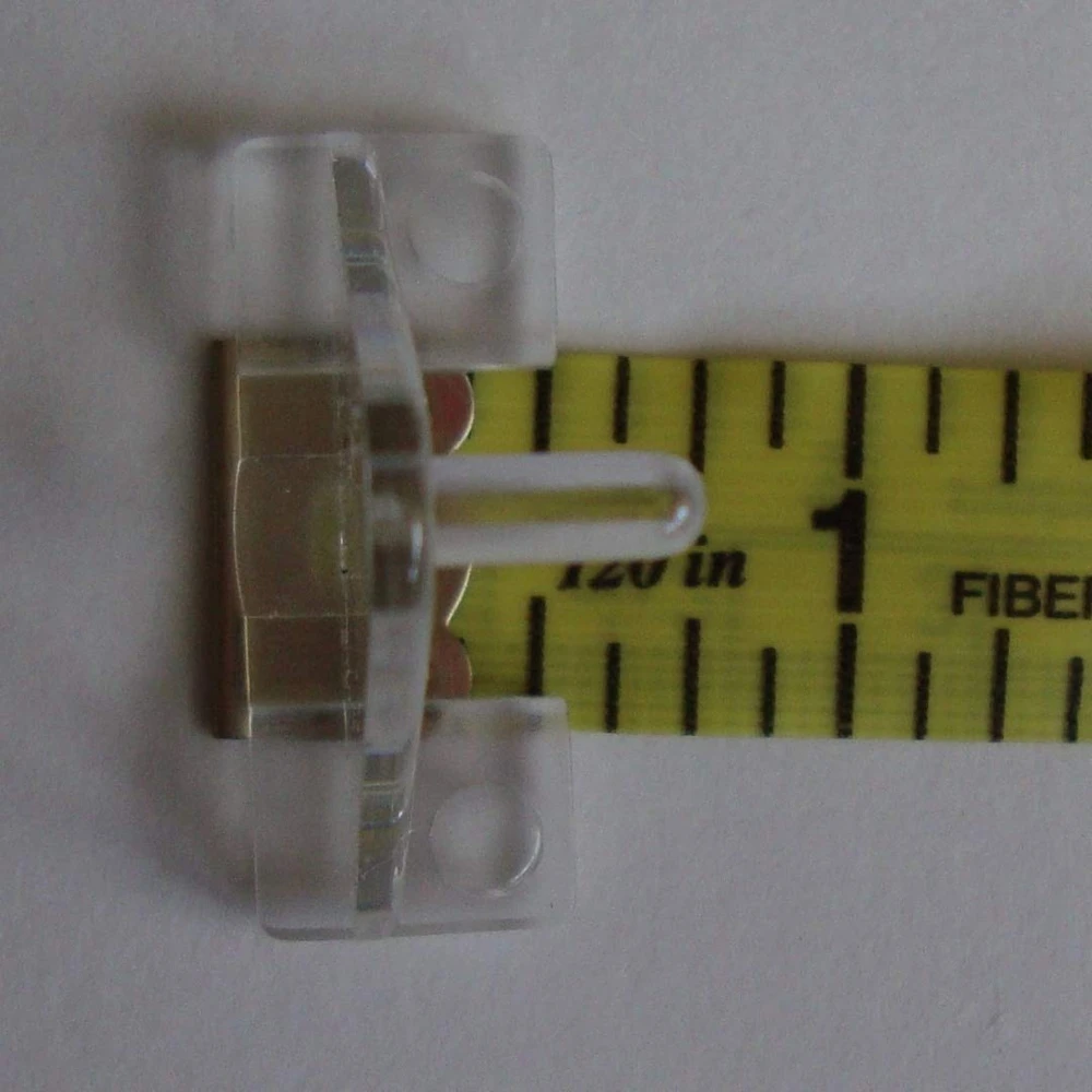 Hold Down Plastic Bracket For 2 inch Horizontal Blind- Pack of 10 - Clear