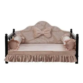 

Golden Retriever Teddy Kennel Large Dog Dog Bed Detachable Washable Small Pet Bed Princess Bed Sofa