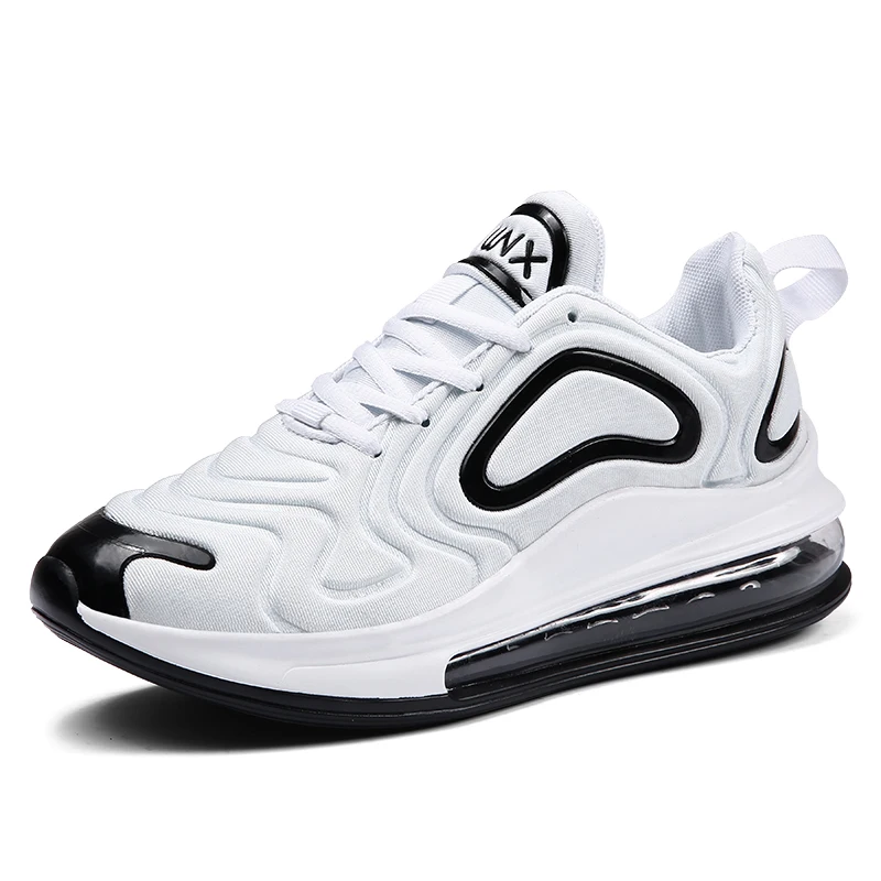 Модная брендовая мужская прогулочная обувь 720, кроссовки с подушками 270, Спортивная Тройная дышащая Дизайнерская обувь для бега, максимальный размер, евро 45 - Цвет: Белый