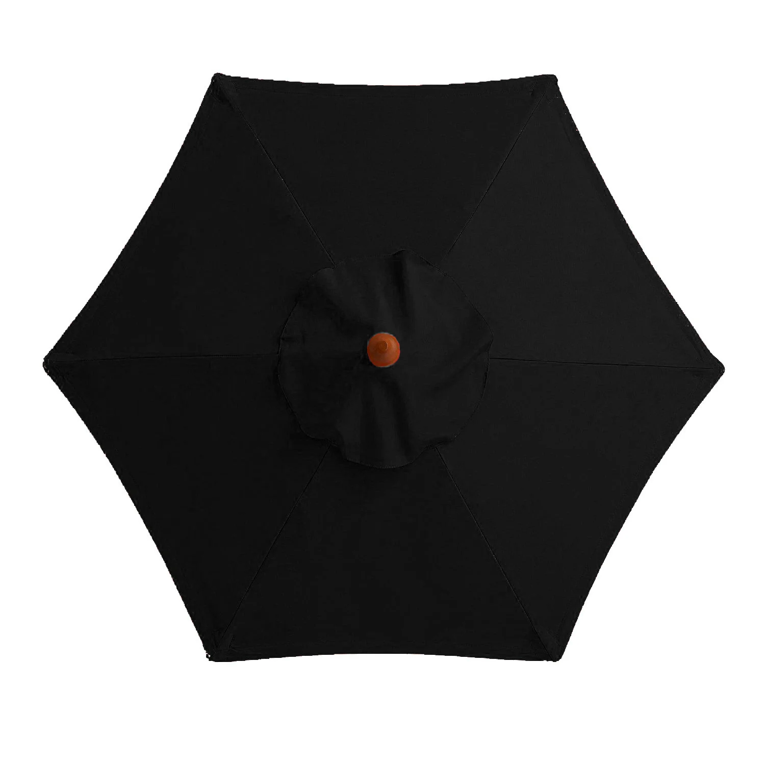 2m Double Layer Folding Beach Umbrella Replacement Canopy Garden Sunshade Cloth Waterproof Umbrella Covers For Patio Anti-UV