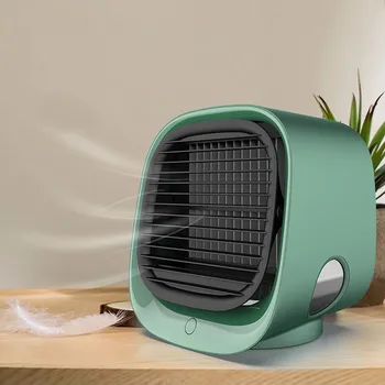 

Mini Portable Air Conditioner Multi-function Humidifier Purifier USB Desktop Air Cooler Fan with Water Tank Home 5V