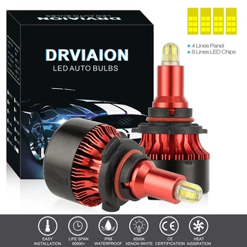 

8-sides 3D Car LED Headlight Bulb Conversion Kit Bulbs 120W 18000LM High Power 6500K Auto Led Headlamp Light 9005 9006 H1 H7 H11