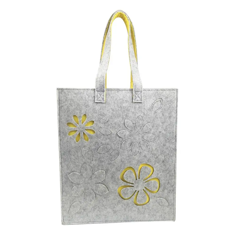 

Eco-friendly shoulder bag single shoulder for women patch color flower shape bag