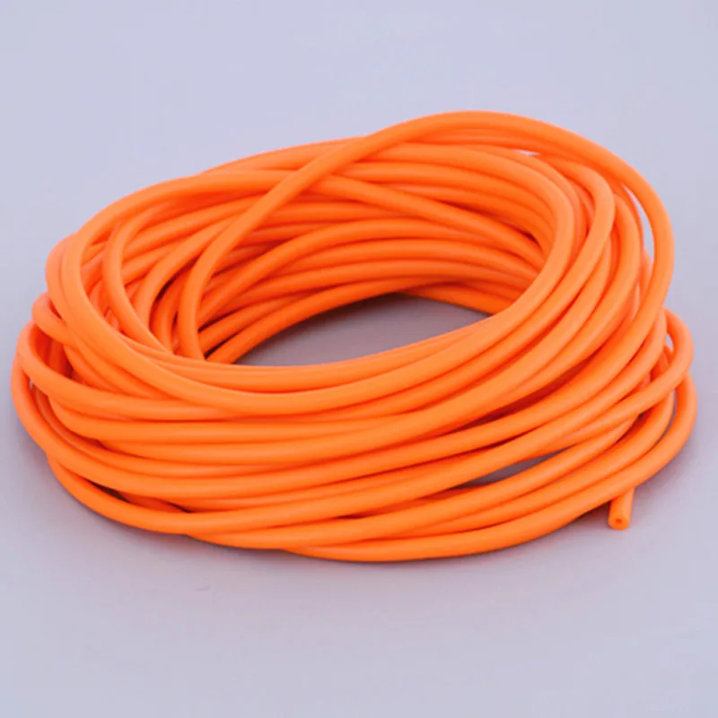 Natural Latex Slingshots Rubber Tube 0.5/1/2/3/4/5M for Hunting Shooting ID2mm OD Diameter High Elastic Tubing Band Accessories latex slingshot tube slingshot rubber band