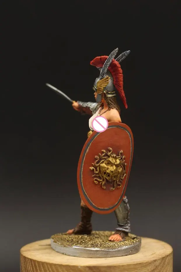 1/30 Amazon Warrior Roman Gladiator Woman Erotic Girl Tin Metal Soldier 75 mm 