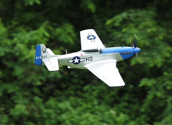 4 CH TopRC мини P51-D радиупрвляемый Warbird Самолет ARF