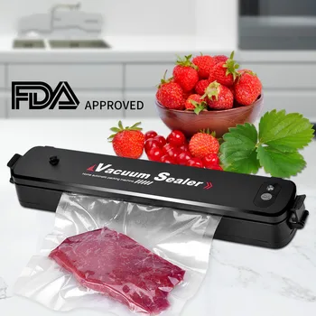 

Dual Pump Electric Vacuum Sealer Household Food Vacuum Sealer Packaging Machine Film Sealer Vacuum Packer Including 15Pcs Bags