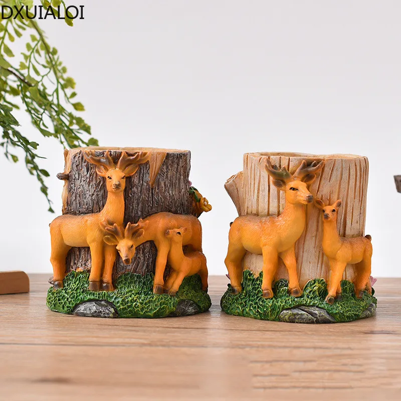 

Креативное искусственное украшение, поделки из смолы, офисный держатель для ручек, украшение для дома, гостиной, настольного стола, украшение для дома