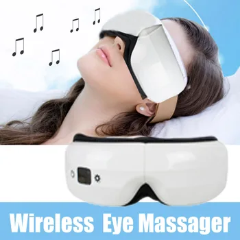 

Digital Wireless Eye Massager with Heat Compression Air Pressure Music & Eye Care Stress Relief goggles