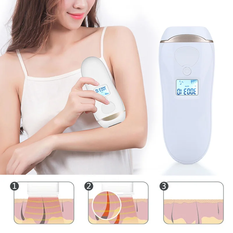 

IPL LCD Laser Epilator Professional Body Hair Removal Machine 300000 Pulse Painless Bikini Leg Arm Hair Clean Remover Device