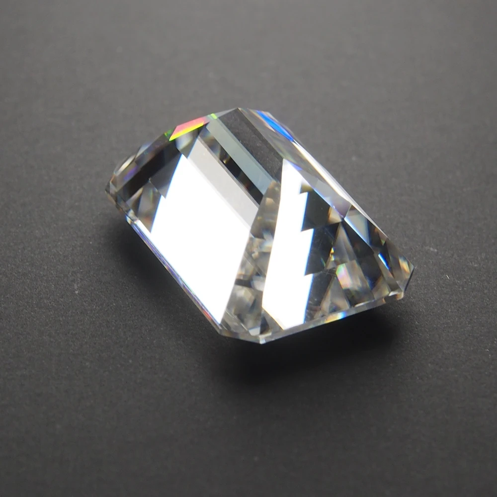 100% Pass  Positive Diamond Tester3 2.5 Carat 9x7mm Emerald Cut Lab Grown Created GRA Moissanite Gemstone