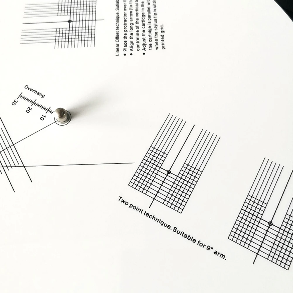 Поворотный стол транспортир стилус HIFI картридж выравнивание расстояния датчик Phono LP виниловая Регулировка Инструмент калибровки пластины мат линейка