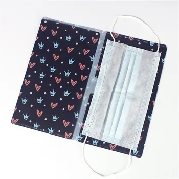 

fashion Save Mask Boxes Holder Face Mask Storage Box Foldable Storage Disposable Face Masks Clip