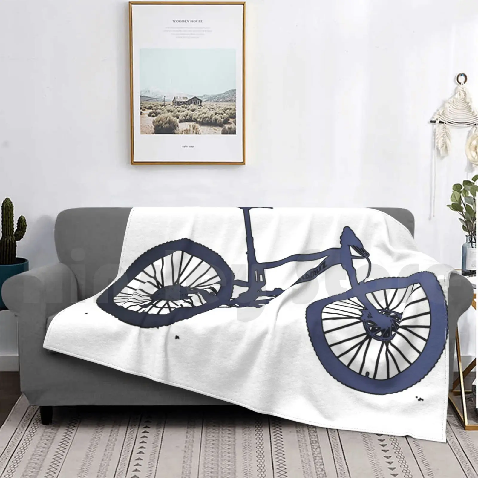 

Hightower Mountain Bike ( Blue ) Blanket Fashion Custom Mountain Bike Mtb Bike Bicycle Dream Vector Downhill