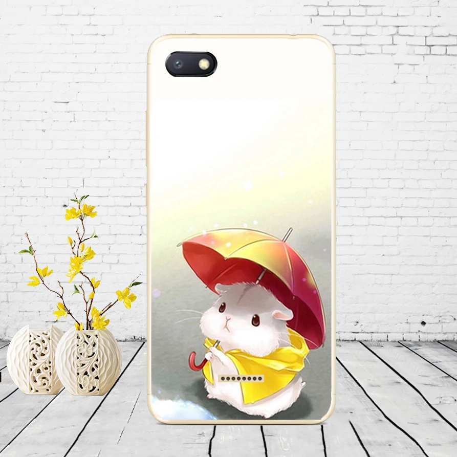Силиконовый чехол для xiaomi redmi 6a защитный чехол Мягкий ТПУ чехол для телефона Чехлы для xiaomi redmi 6A чехол бампер 6a Coque - Цвет: B17