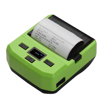 

Portable Wireless BT 80Mm Thermal Barcode Printer with Rechargeable Battery Display Screen USB Cable for Android IOS Windows