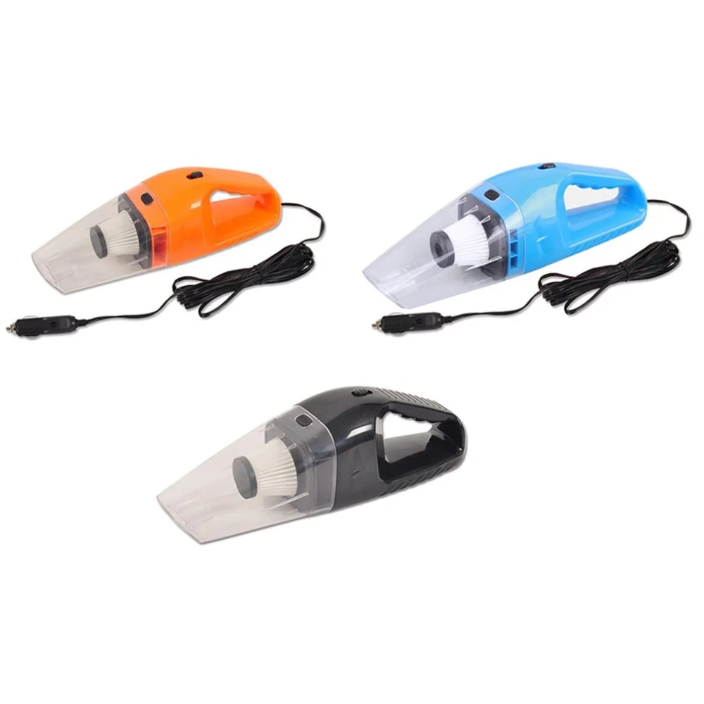 Portable 120W 12V Car Vacuum Cleaner Handheld Mini Vacuum Cleaner Super Suction 5m Cable Wet And Dry Dual Use