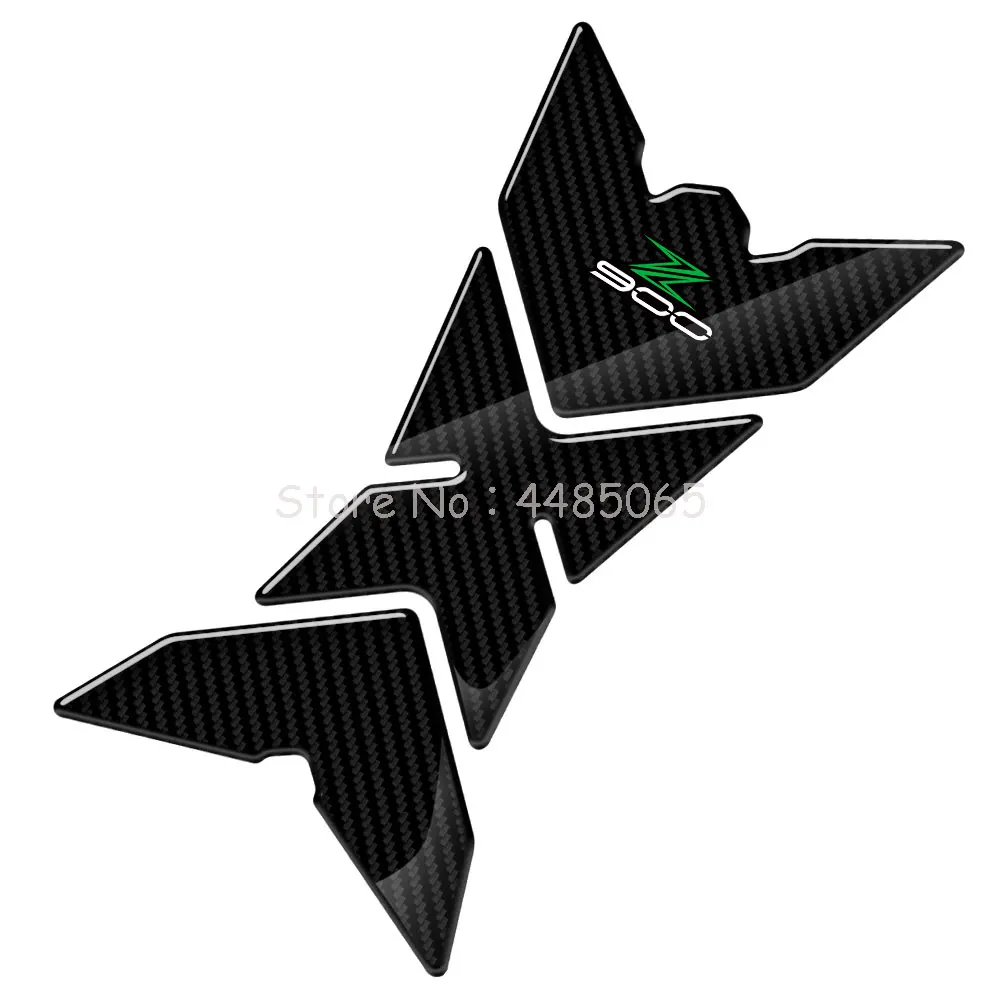 Наклейка для мотоцикла 3D углеродный бак мотоцикла протектор наклейки Z800 наклейка s для Kawasaki Z750 Z800 Z900 - Цвет: For Z900