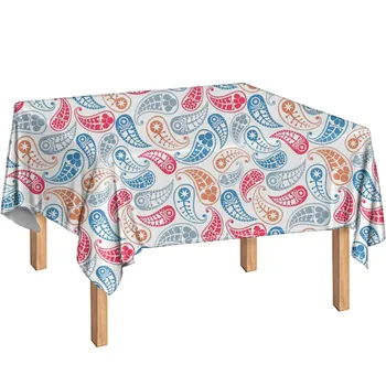 

Waterproof Paisley Design Table Cloth Table Cover Modern Style Birthday Tablecloth Wedding Party Table Cloth nappe de table