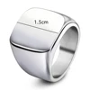 Personalized Customized Engrave Name Photo Ring Stainless Steel Mens Signet Rings Photo Male Engagement Wedding Rings SL-105 ► Photo 3/5