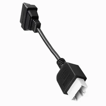 

1pc Adapter cable Diagnostic Tool Accessory Converter Black 5Pin to 16Pin OBD2