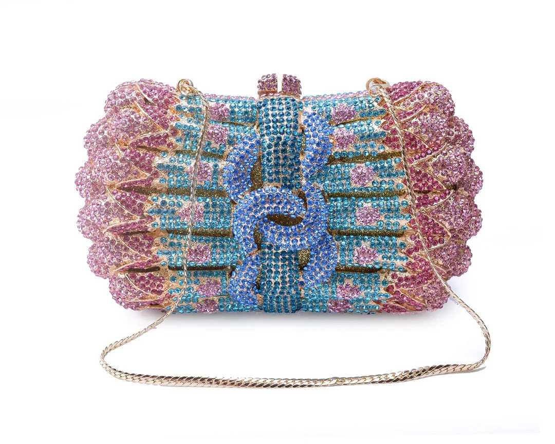 

luxurious fashion diamond-inlaid Dinner Bag evening package high-end foreign trade diamond lady ba