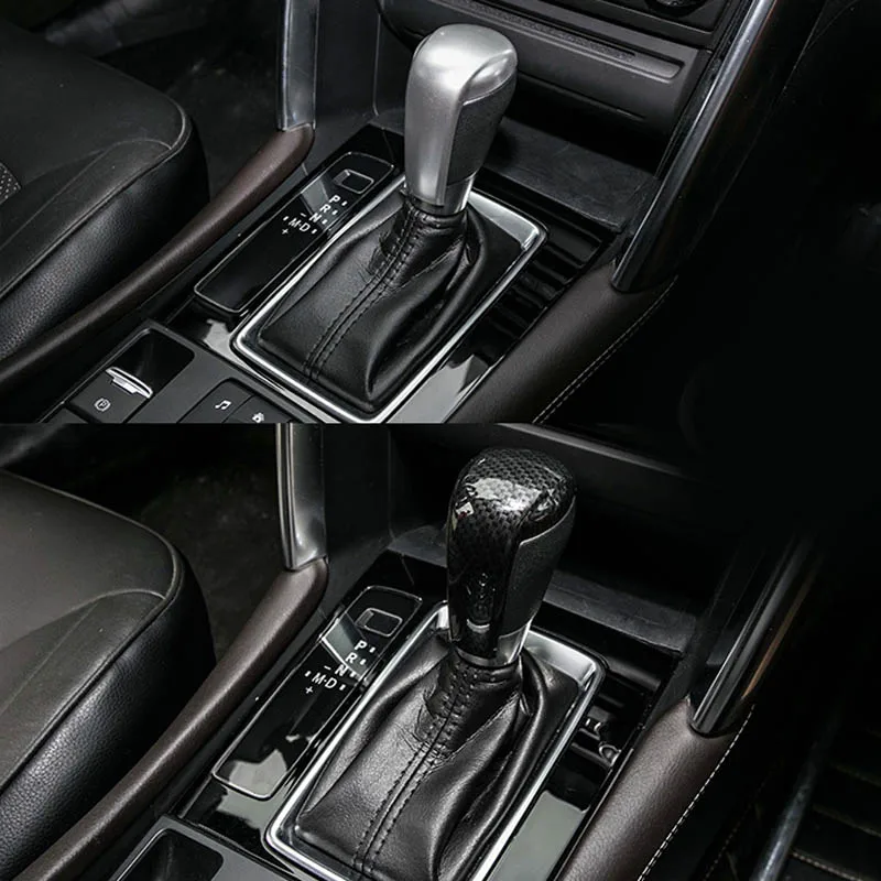 Наклеиваемого покрытия для автостайлинга из ABS хромированный для Mazda 6 Atenza-настоящее Шестерни рукоятка рычага переключения передач крышки внутреннего украшения крышка наклейки для автомобиля аксессуар