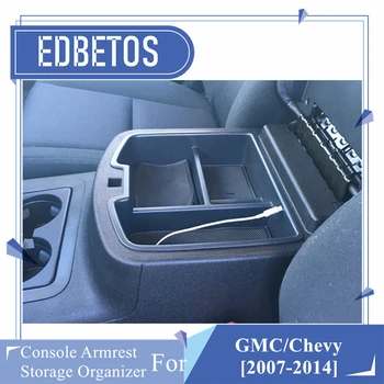 

Car Armrest Box Storage For Chevy Silverado 1500 2007 2008 2009 2010 2011 - 2013 Central Console Storage Box Interior Organizer
