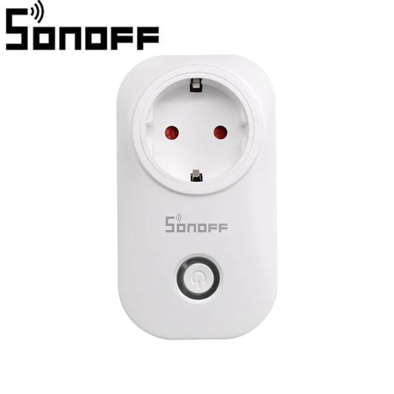 

Sonoff S20 EU Plug Wifi Power Socket Switch Wireless APP Remote Socket Outlet Timing Switch for Smart Home Work with Alexa