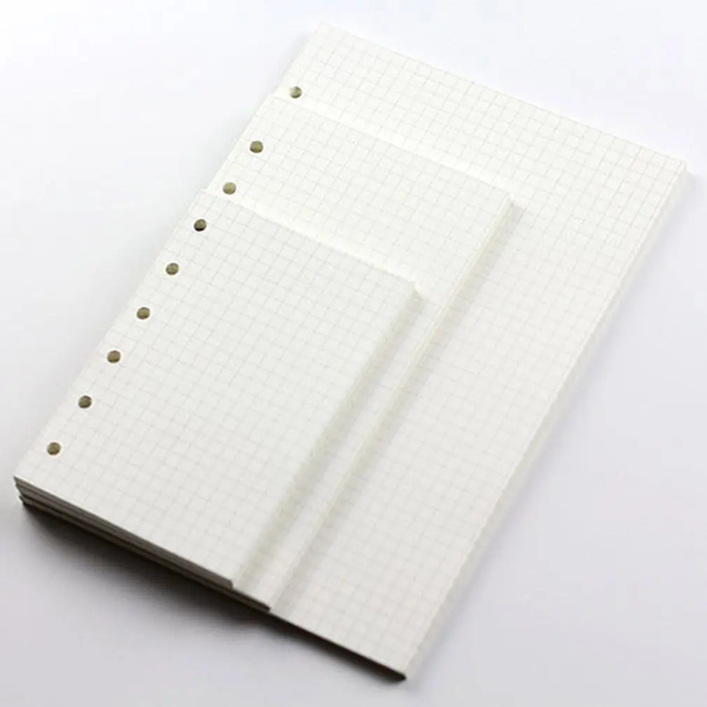 6-Hole Loose-Leaf Refills Loose-Leaf Paper Notebook RefillsInside The Notebook Notepad Core A5/A6/A7 grid Horizontalline lattice 6-Hole Loose-Leaf Refills Loose-Leaf Paper Notebook RefillsInside The Notebook Notepad Core A5/A6/A7 grid Horizontalline lattice