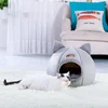 Pet bed cave house for cat litter mat products for pets home accessories panier pour chat cats cozy sleeping beds cama de gato ► Photo 3/6