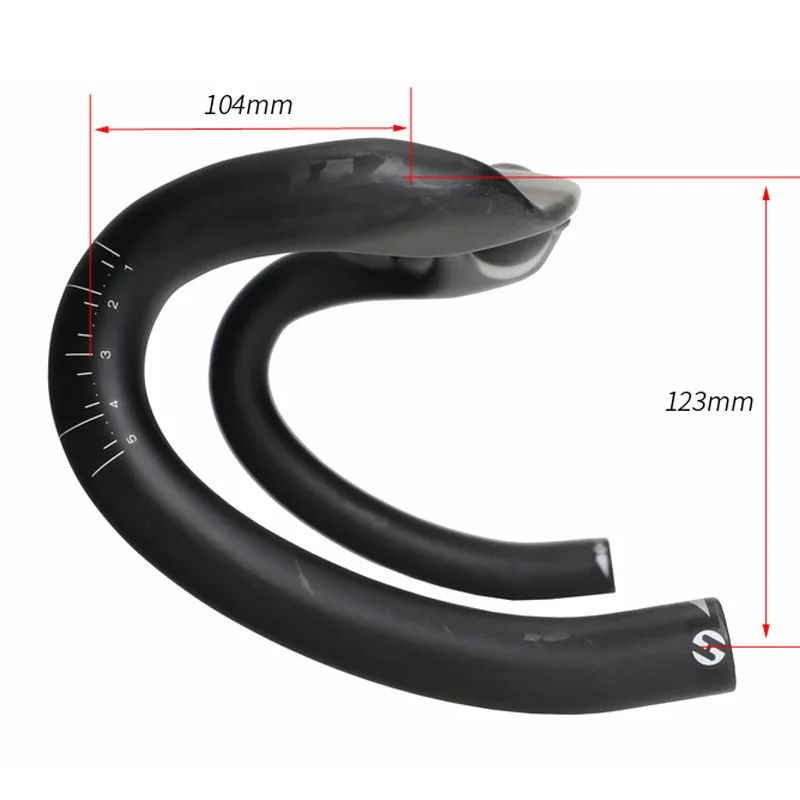

Drop Bar Handlebar Cycling Component Spare Parts TOSEEK 31.8x400/420/440mm